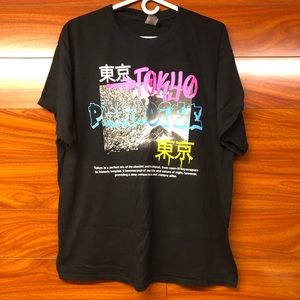 Mens Tokyo Paradise T Shirt Size XL